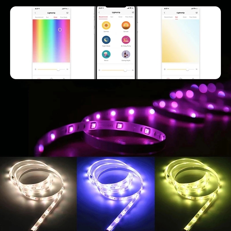 Yeelight Aurora Smart 2M – int – Yeelight Light Lightstrip recenzja i cena
